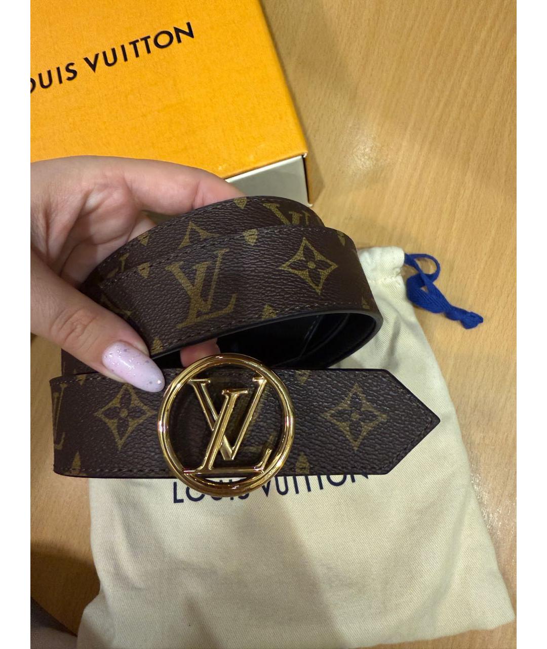 LOUIS VUITTON Кожаный ремень, фото 3