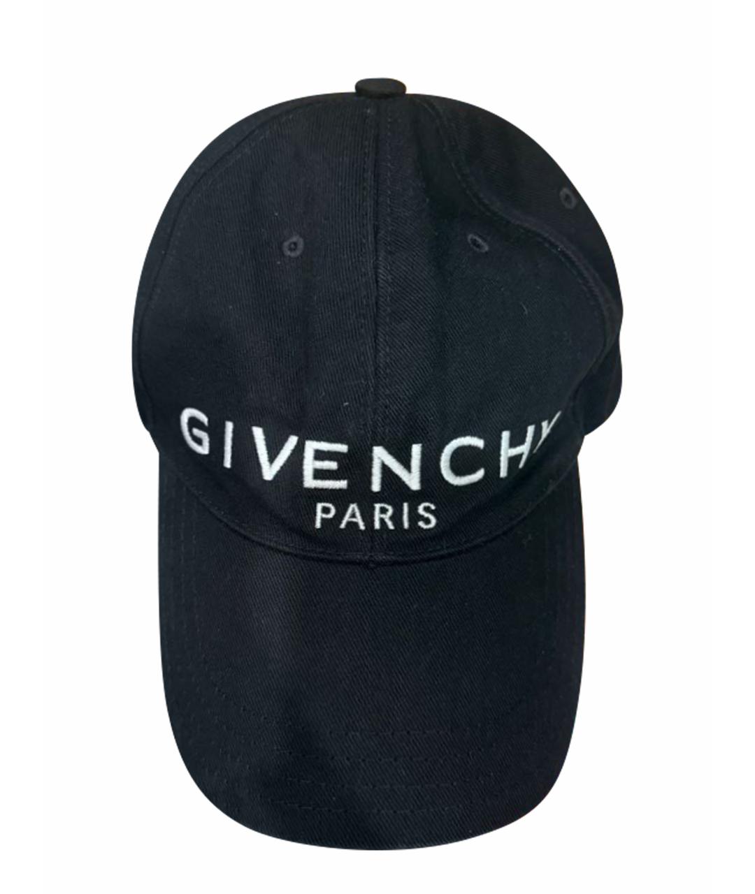 GIVENCHY Черная хлопковая кепка, фото 1