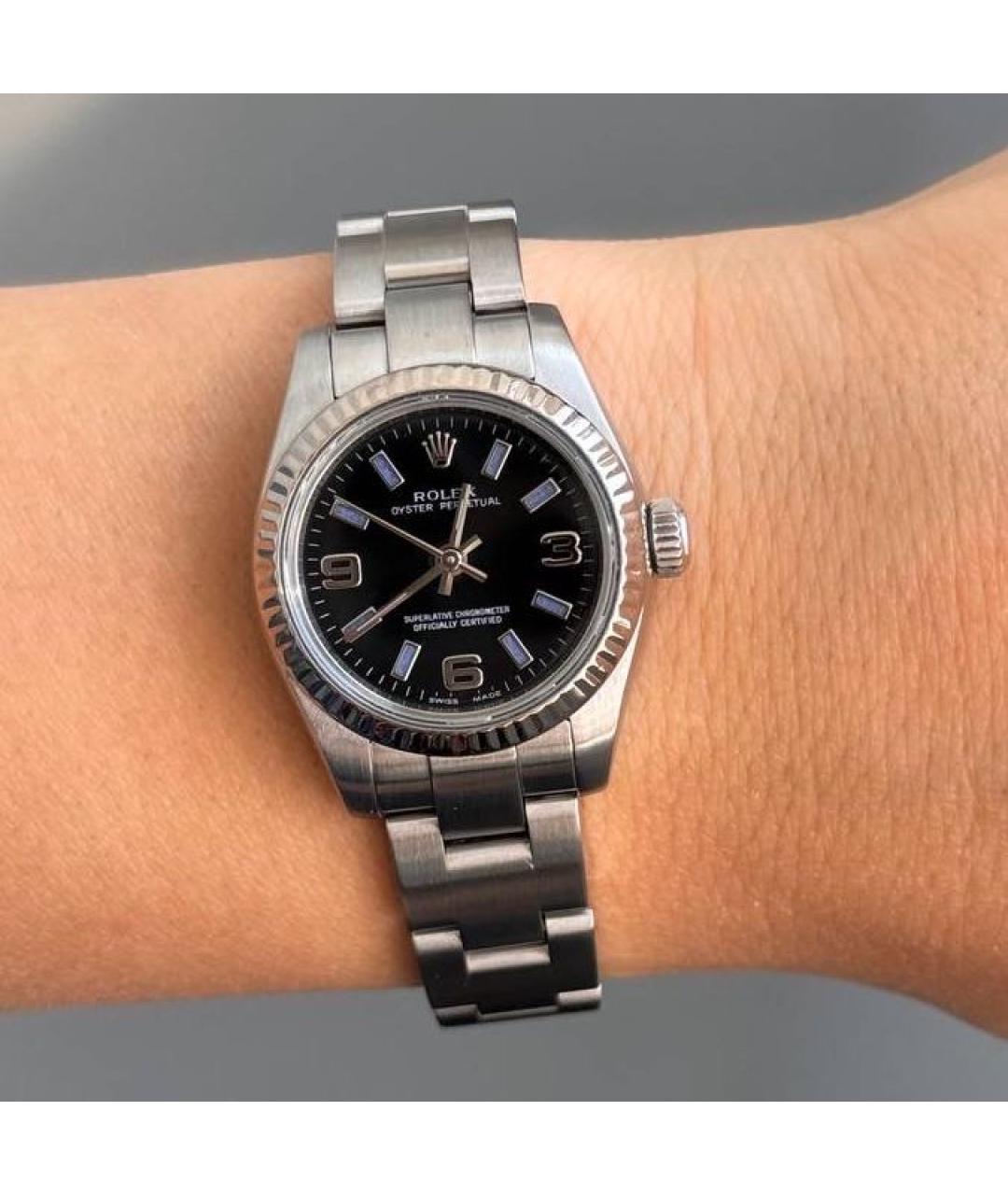 ROLEX Серебряные часы, фото 9