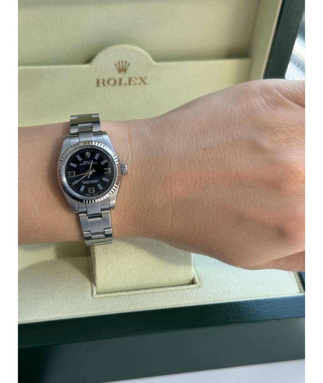 ROLEX Серебряные часы, фото 4