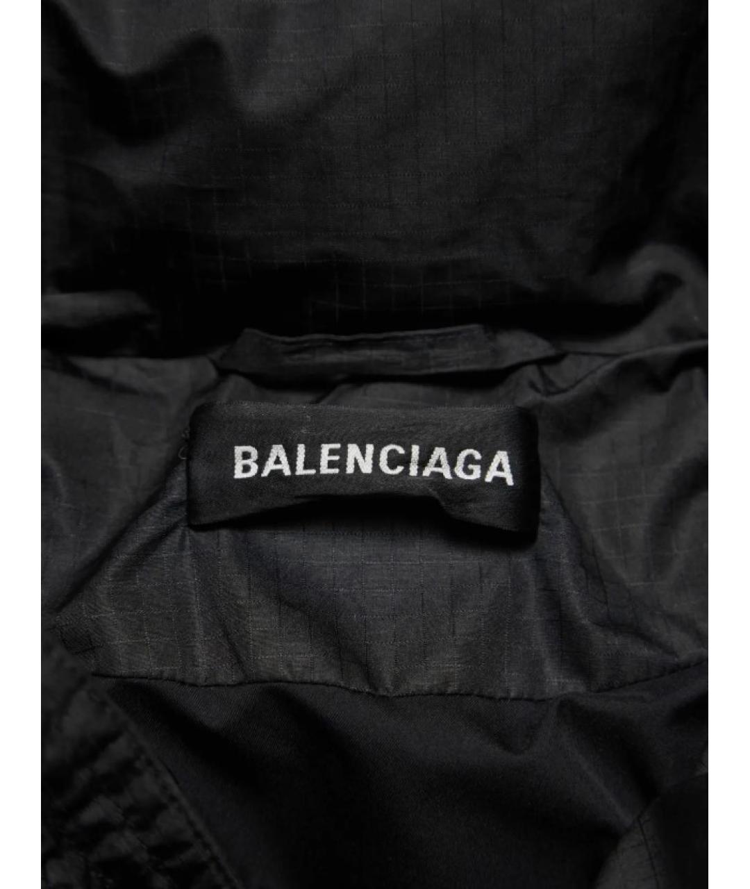 BALENCIAGA Черная полиамидовая куртка, фото 7