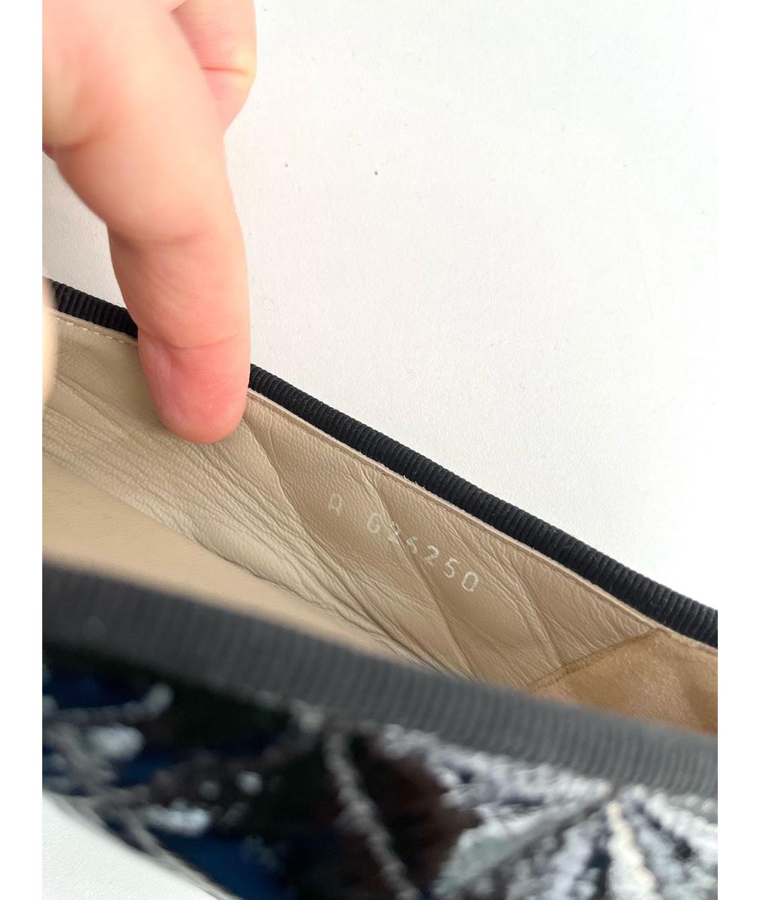 CHANEL Черные балетки из лакированной кожи, фото 8