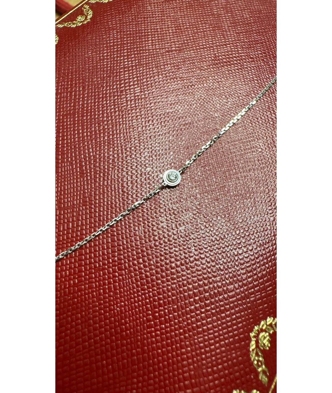 CARTIER Серебрянный браслет из белого золота, фото 3