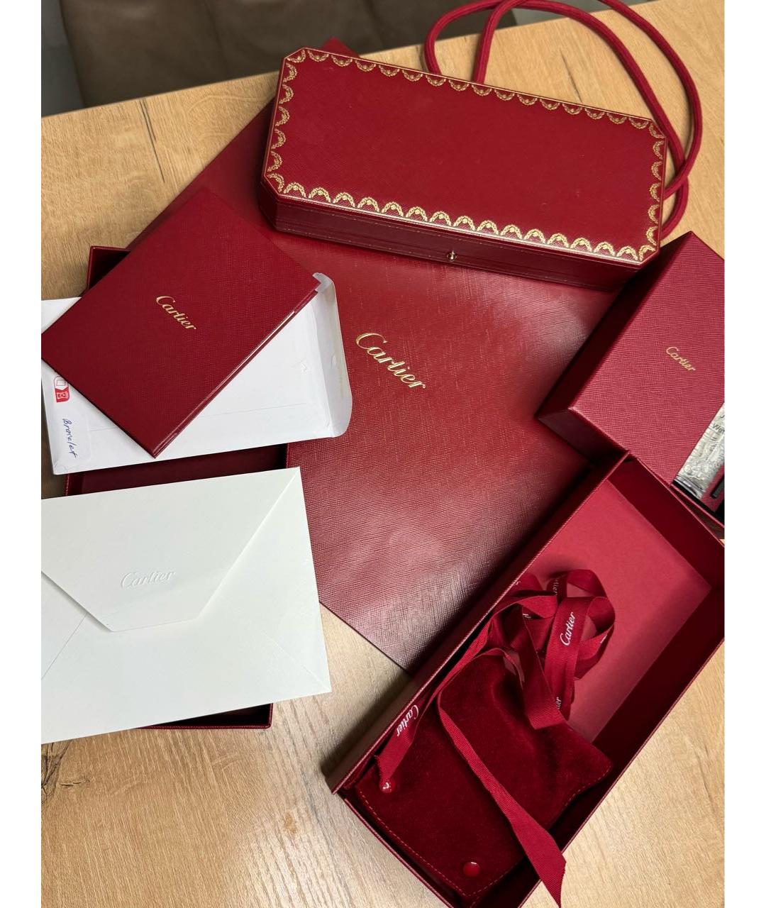 CARTIER Серебрянный браслет из белого золота, фото 8