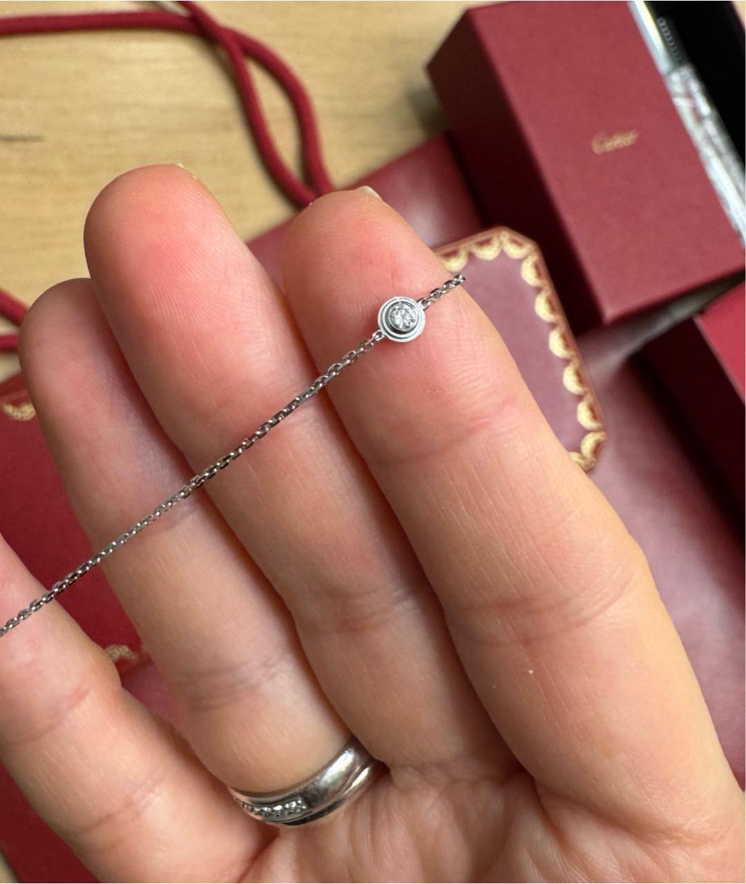 CARTIER Серебрянный браслет из белого золота, фото 5