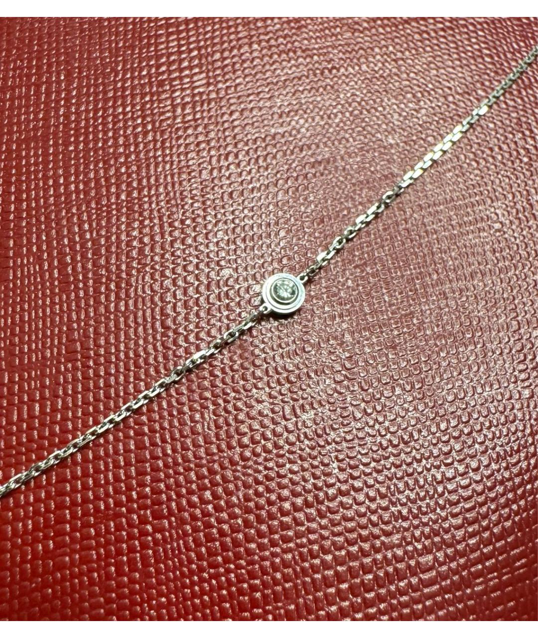 CARTIER Серебрянный браслет из белого золота, фото 6