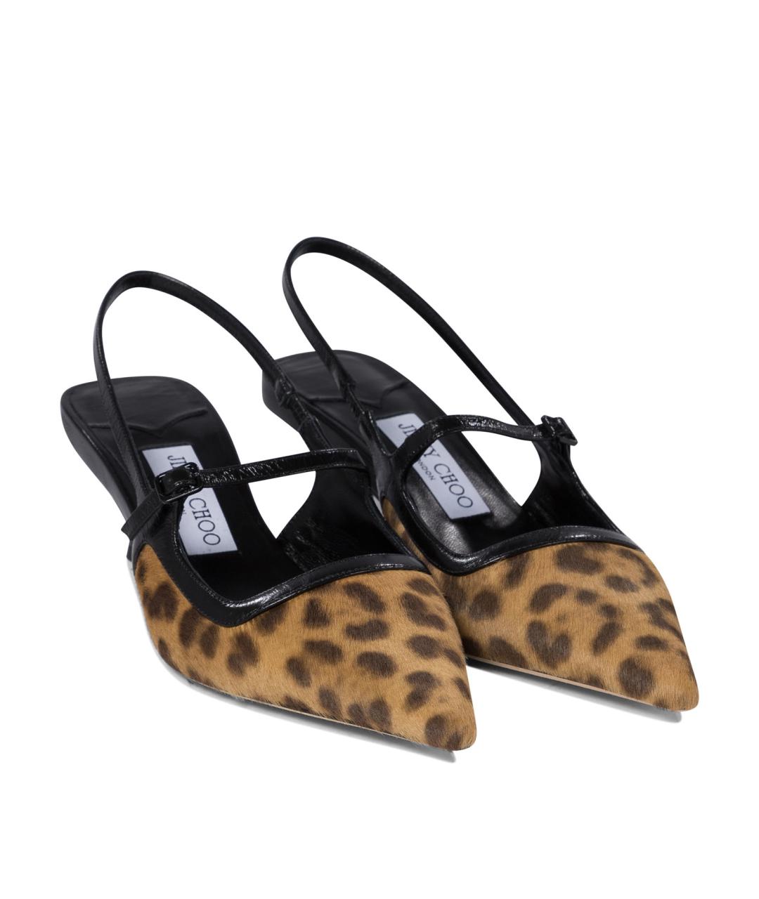 JIMMY CHOO Бежевые кожаные туфли, фото 2