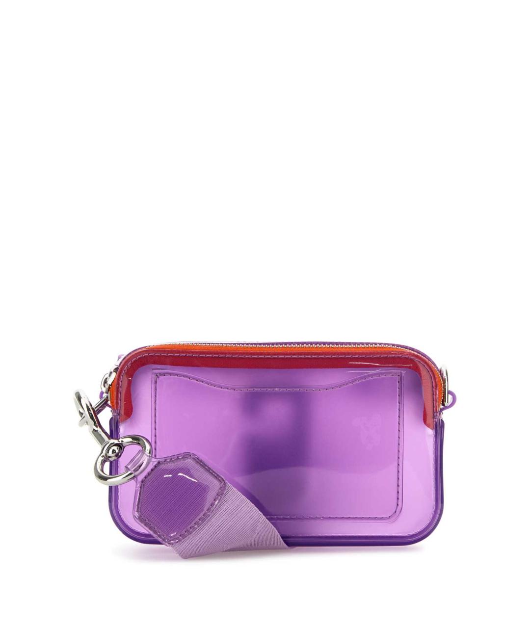 MARC JACOBS Фиолетовая синтетическая сумка через плечо, фото 3