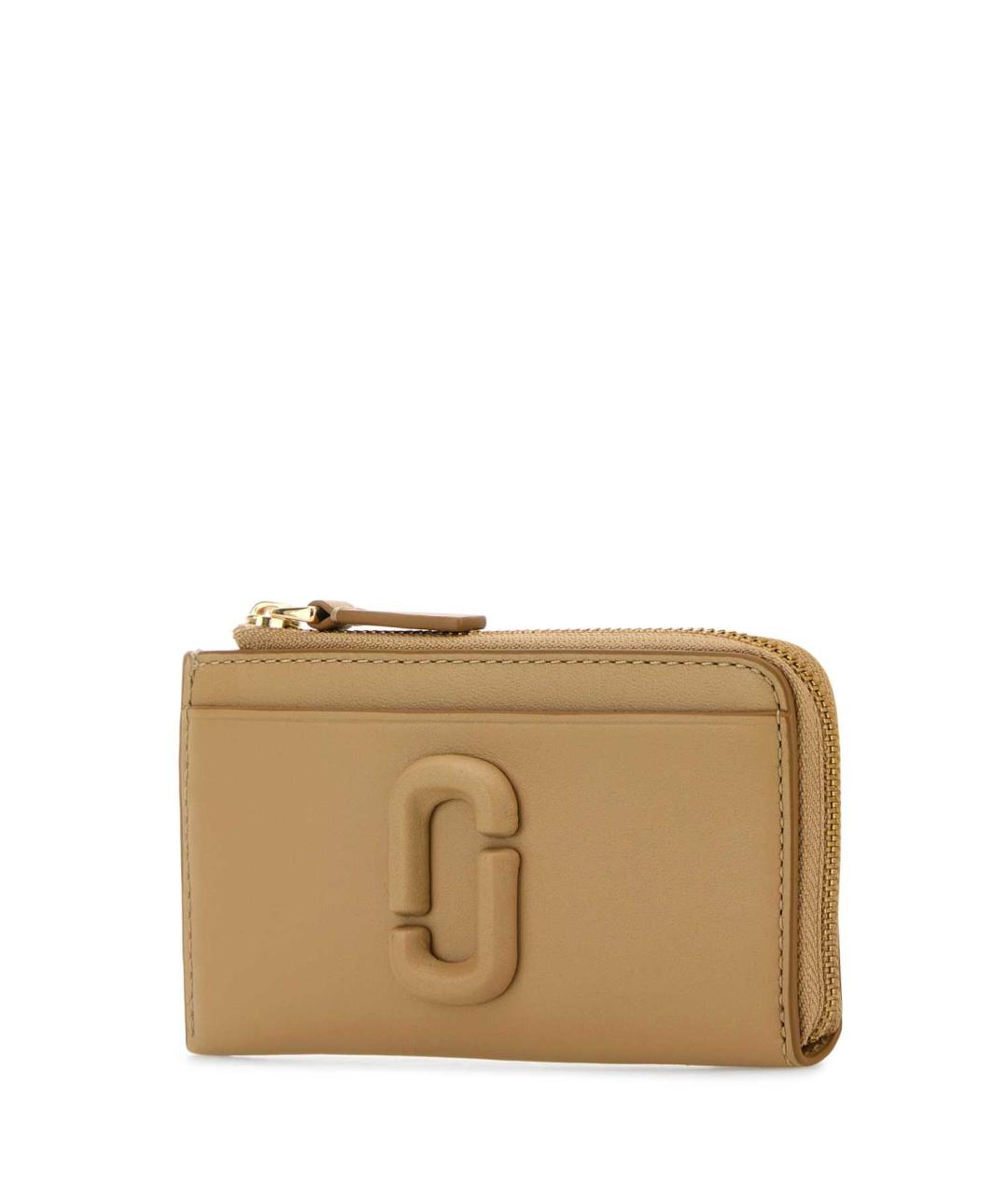 MARC JACOBS Бежевый кожаный кошелек, фото 2