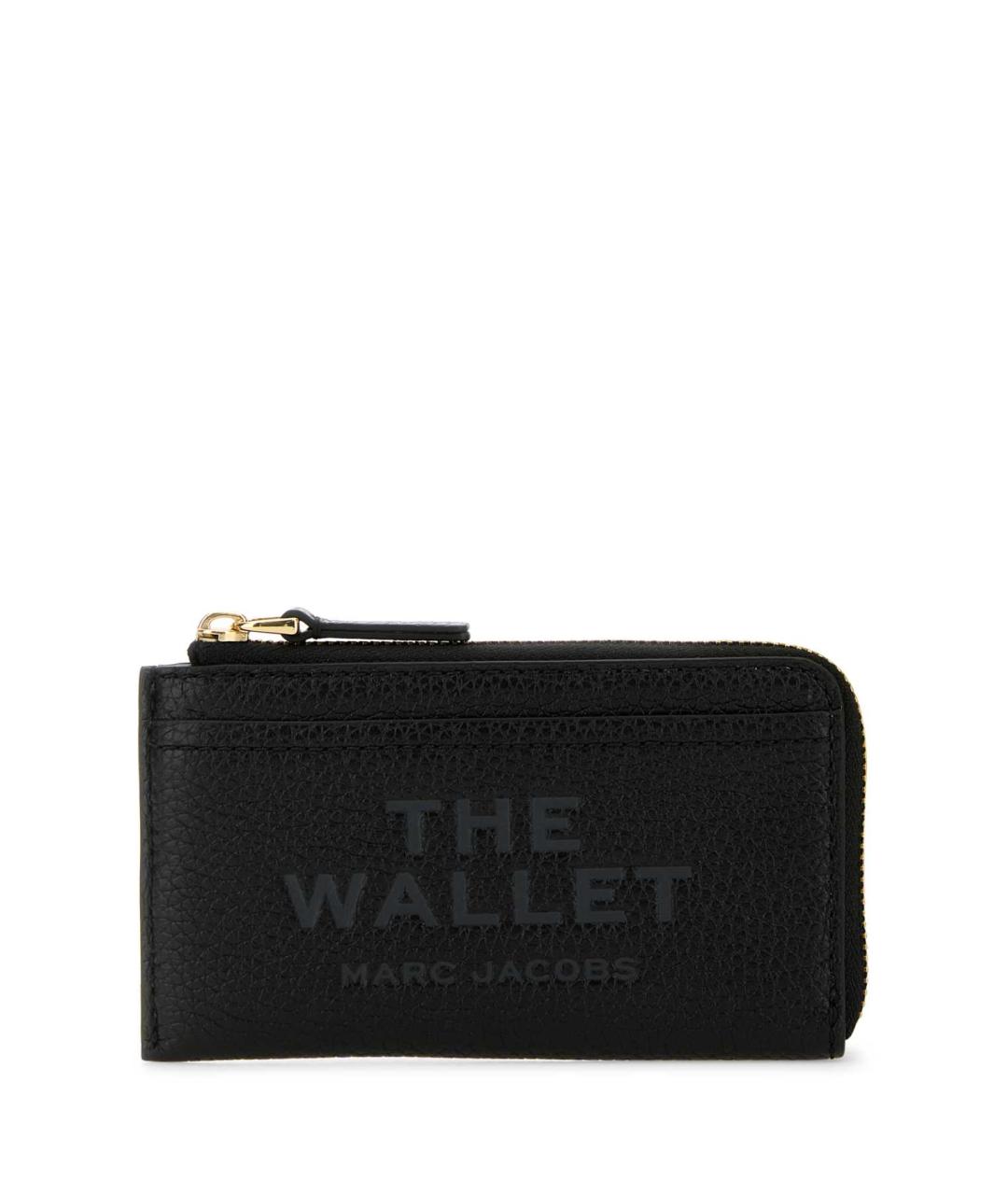 MARC JACOBS Черный кожаный кошелек, фото 1
