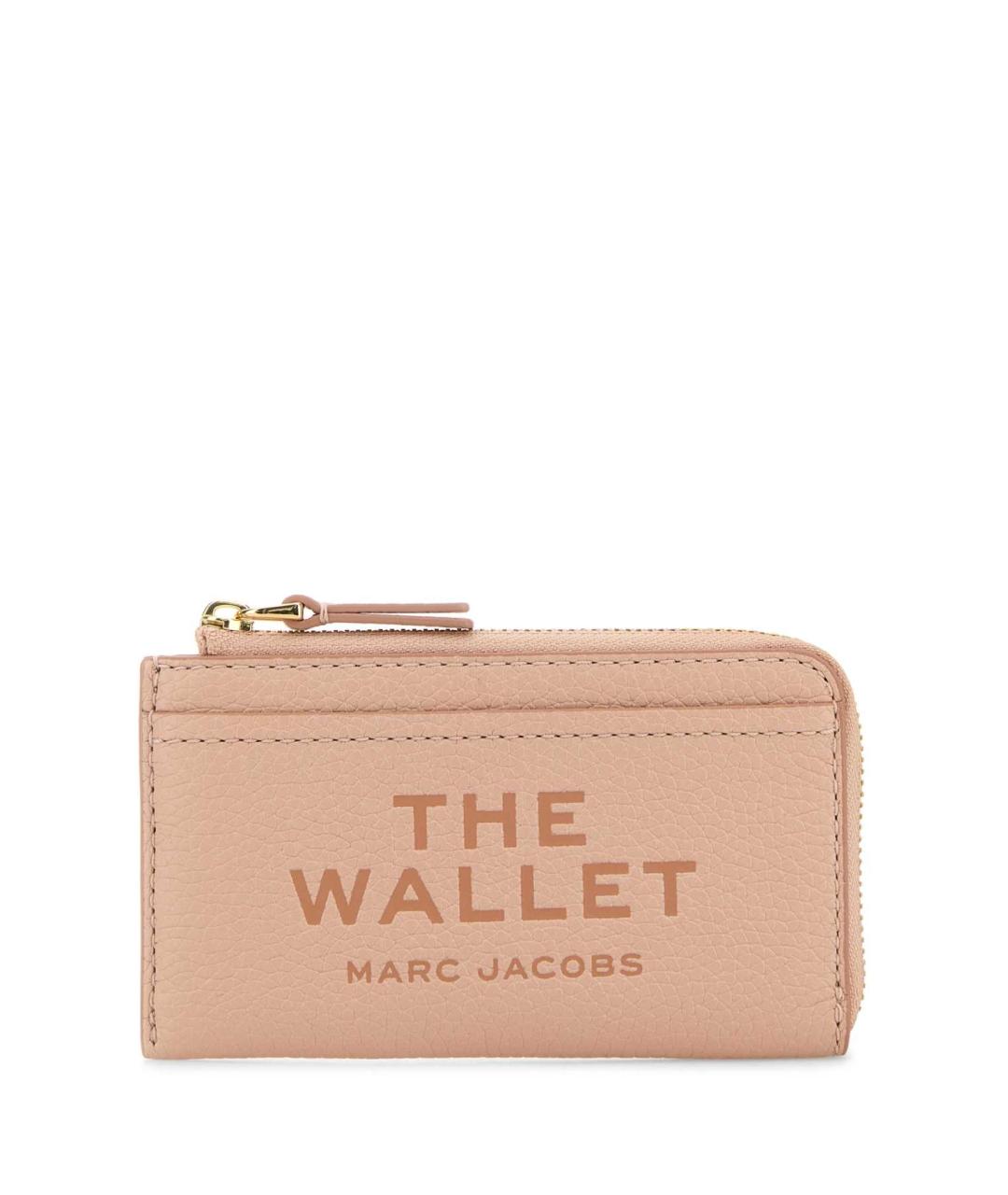 MARC JACOBS Розовый кожаный кошелек, фото 1