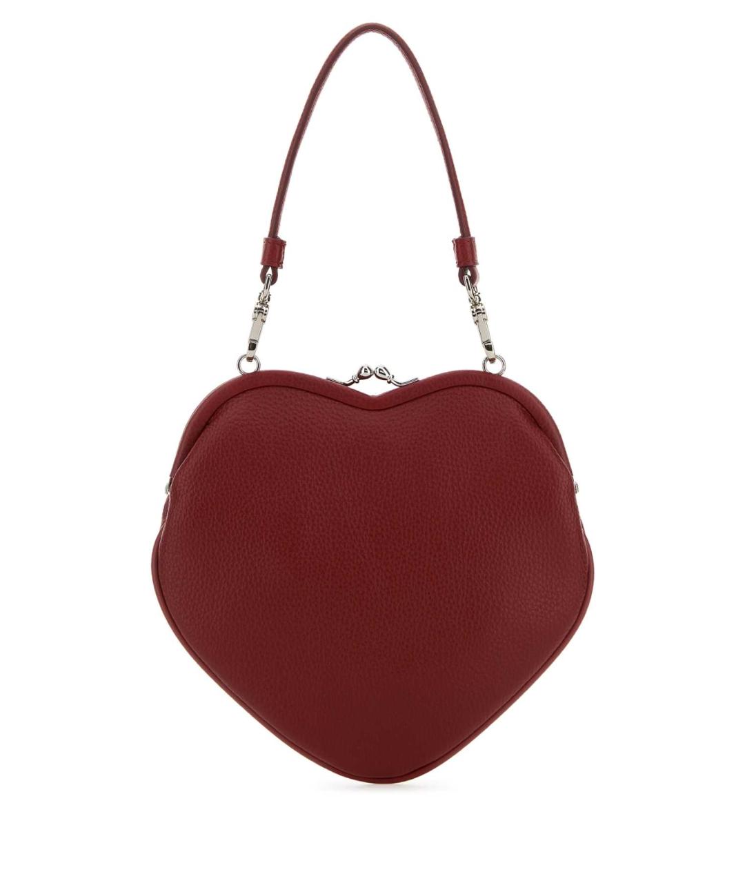 VIVIENNE WESTWOOD Красная сумка с короткими ручками из искусственной кожи, фото 3