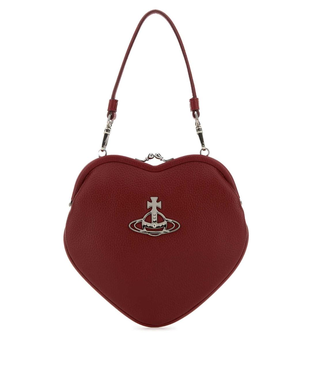 VIVIENNE WESTWOOD Красная сумка с короткими ручками из искусственной кожи, фото 1