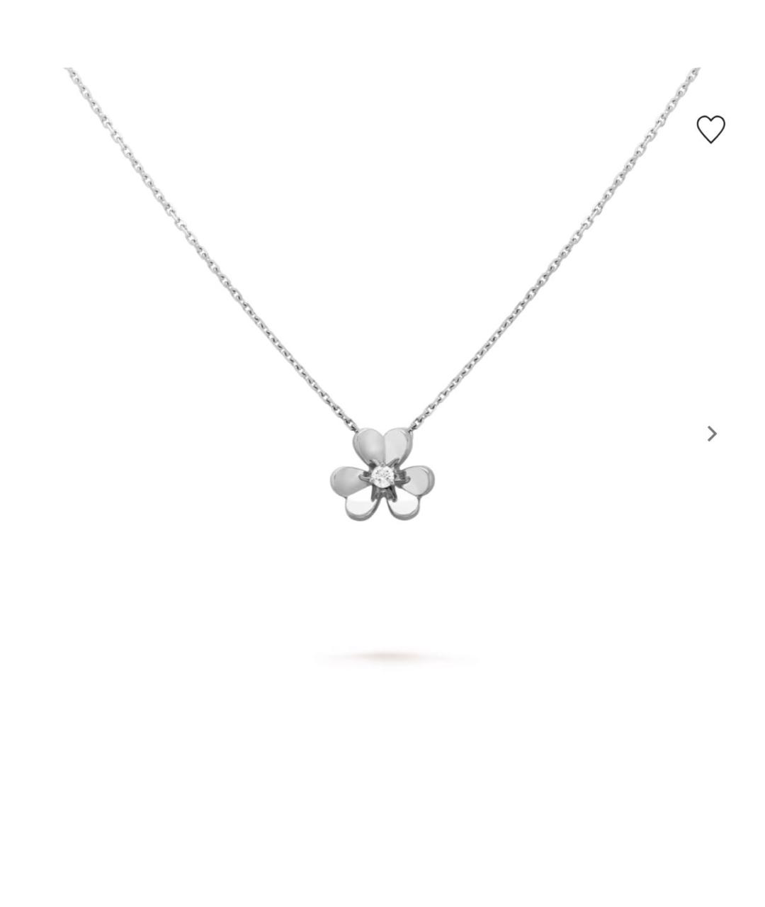 VAN CLEEF & ARPELS Серебряная подвеска из белого золота, фото 5