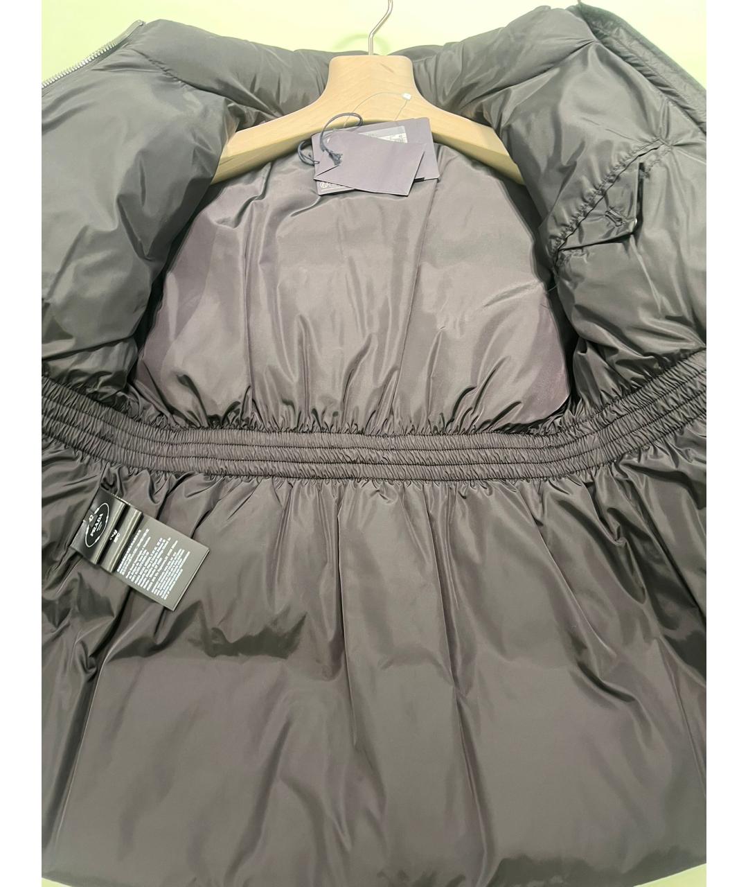 PRADA Серый шерстяной пуховик, фото 9