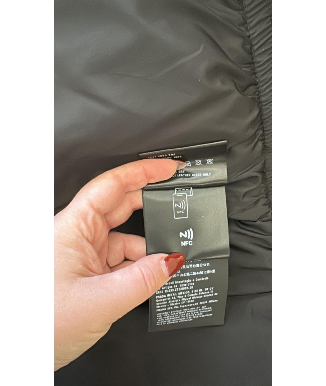 PRADA Серый шерстяной пуховик, фото 6