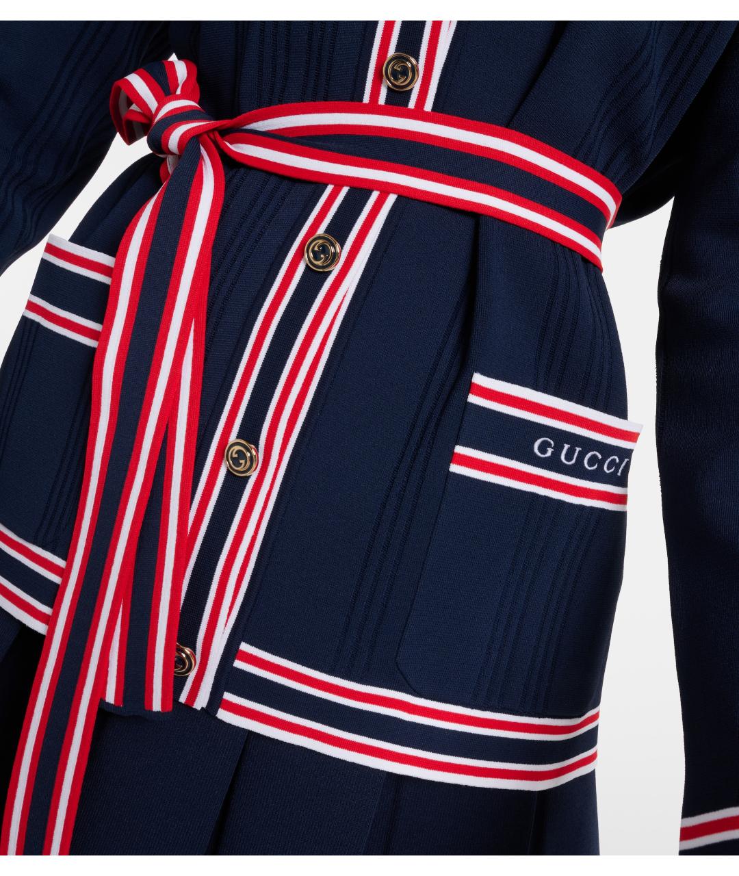 GUCCI Темно-синий кардиган, фото 9