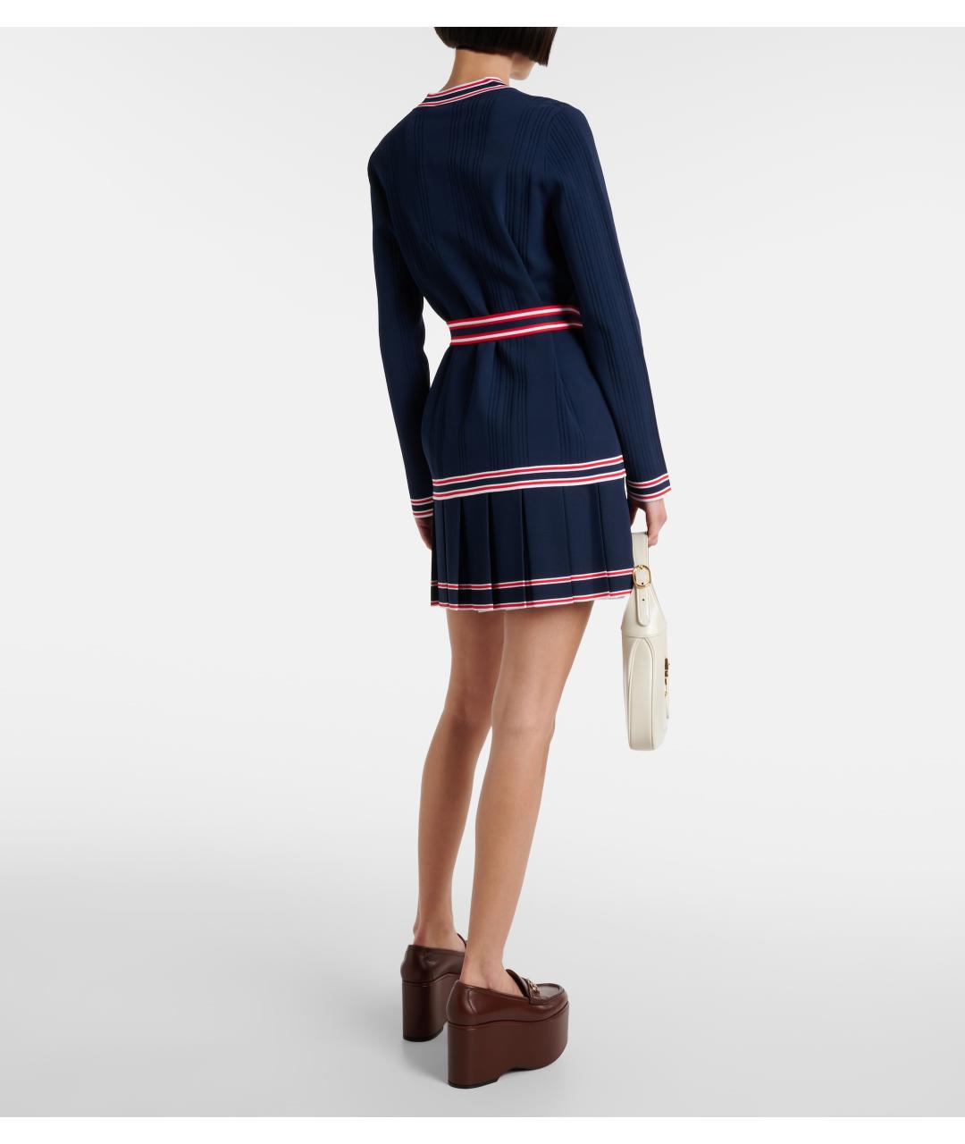 GUCCI Темно-синий кардиган, фото 8