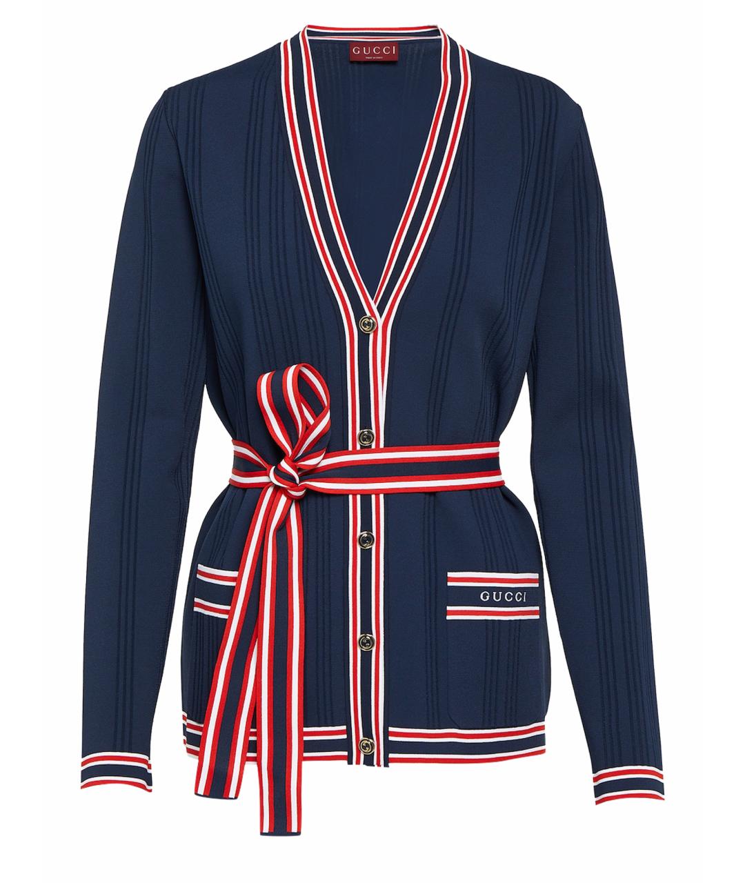 GUCCI Темно-синий кардиган, фото 1