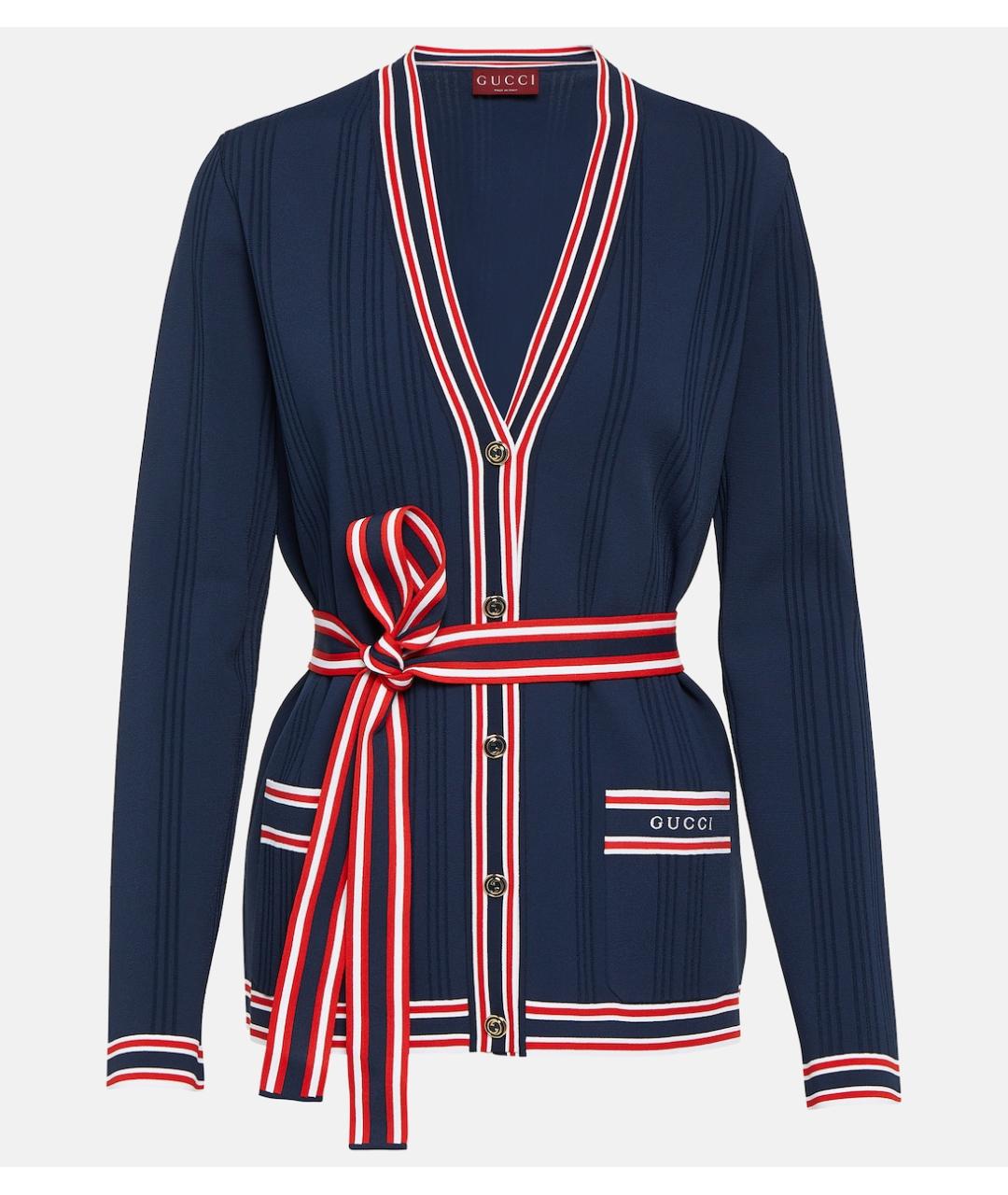 GUCCI Темно-синий кардиган, фото 10