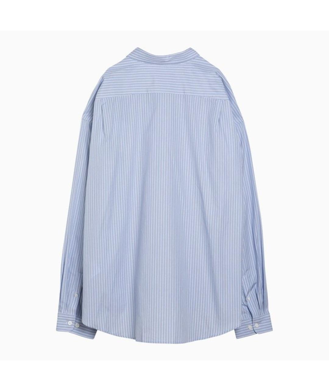 GIVENCHY Голубая хлопковая кэжуал рубашка, фото 3