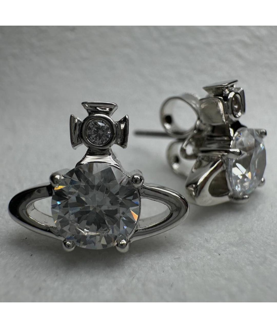 VIVIENNE WESTWOOD Серебряные латунные серьги, фото 3