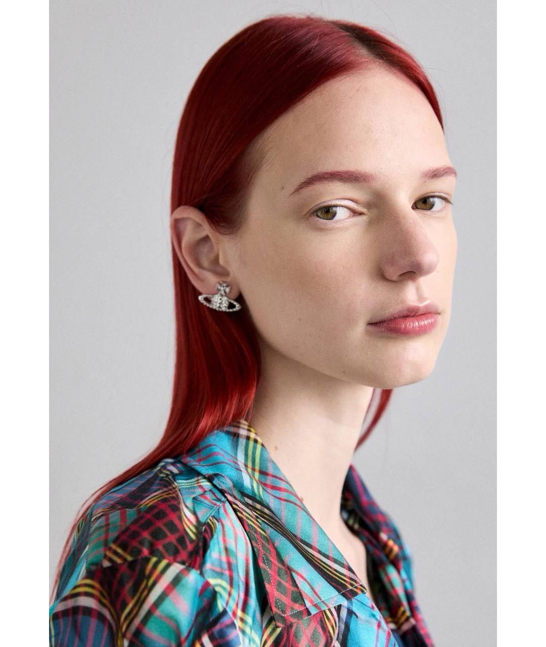 VIVIENNE WESTWOOD Серебряные латунные серьги, фото 2