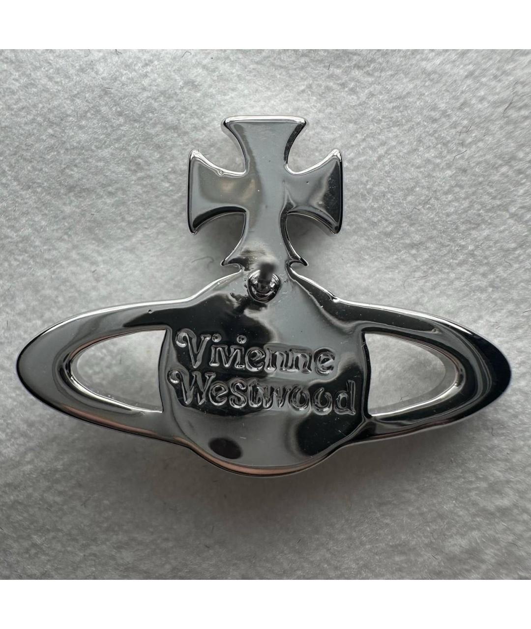 VIVIENNE WESTWOOD Серебряные латунные серьги, фото 4