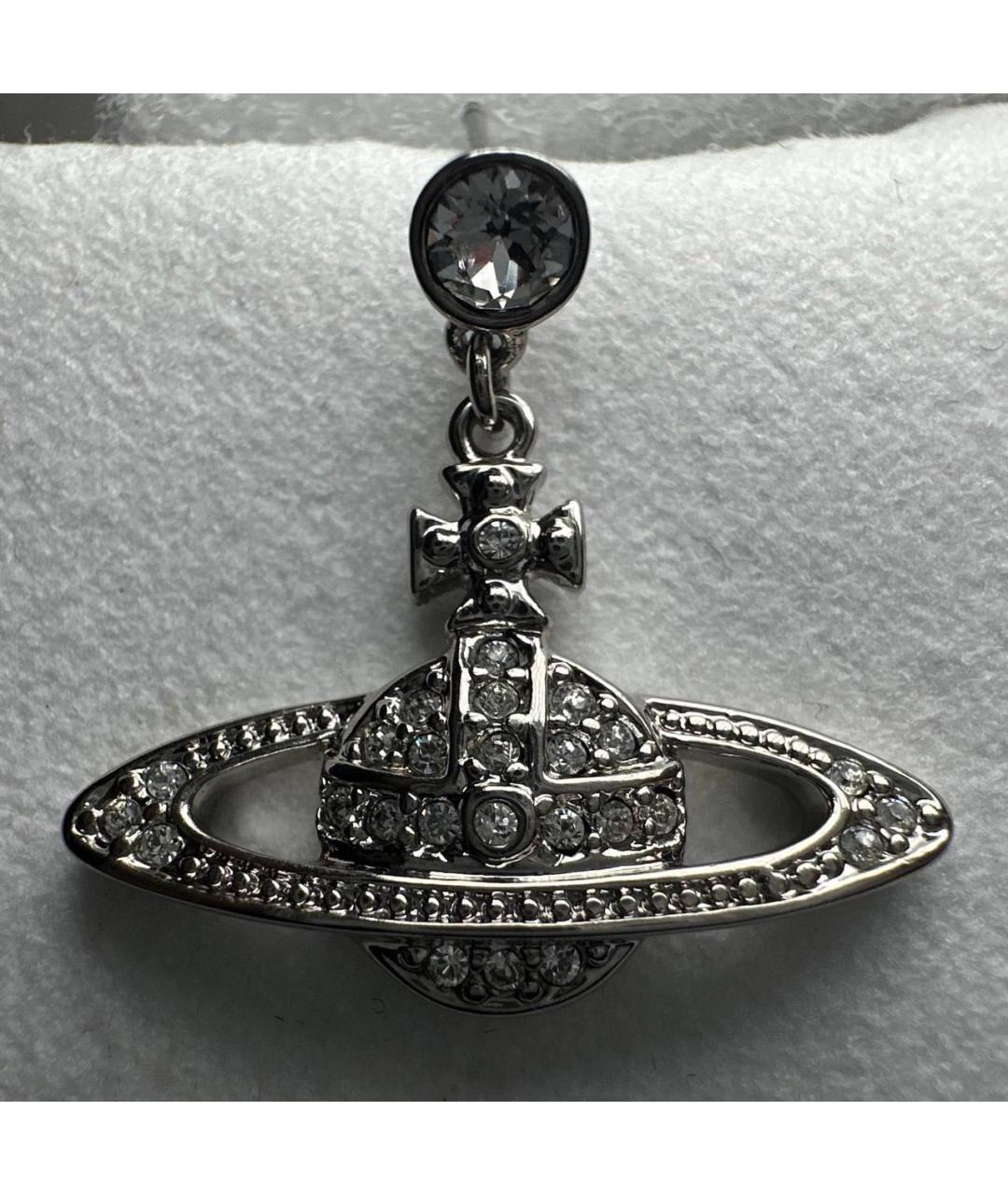 VIVIENNE WESTWOOD Серебряные латунные серьги, фото 7