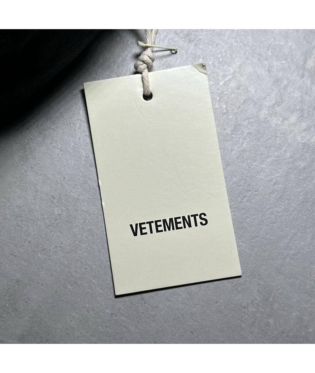 VETEMENTS Черная хлопковая кепка/бейсболка, фото 8