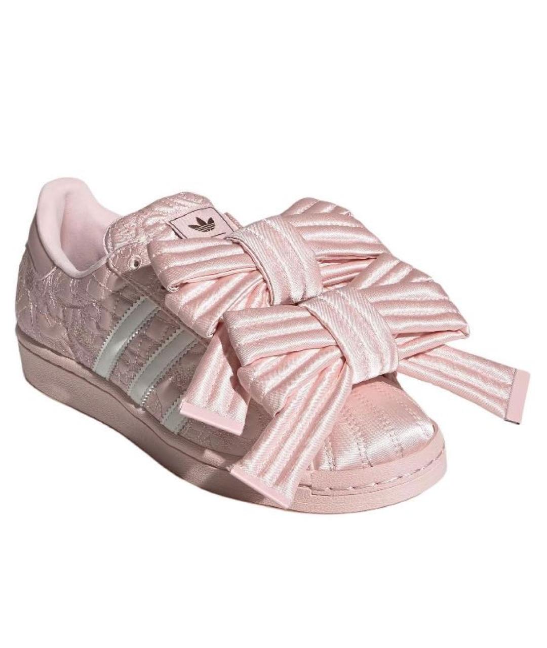 ADIDAS Розовые бархатные кроссовки, фото 2