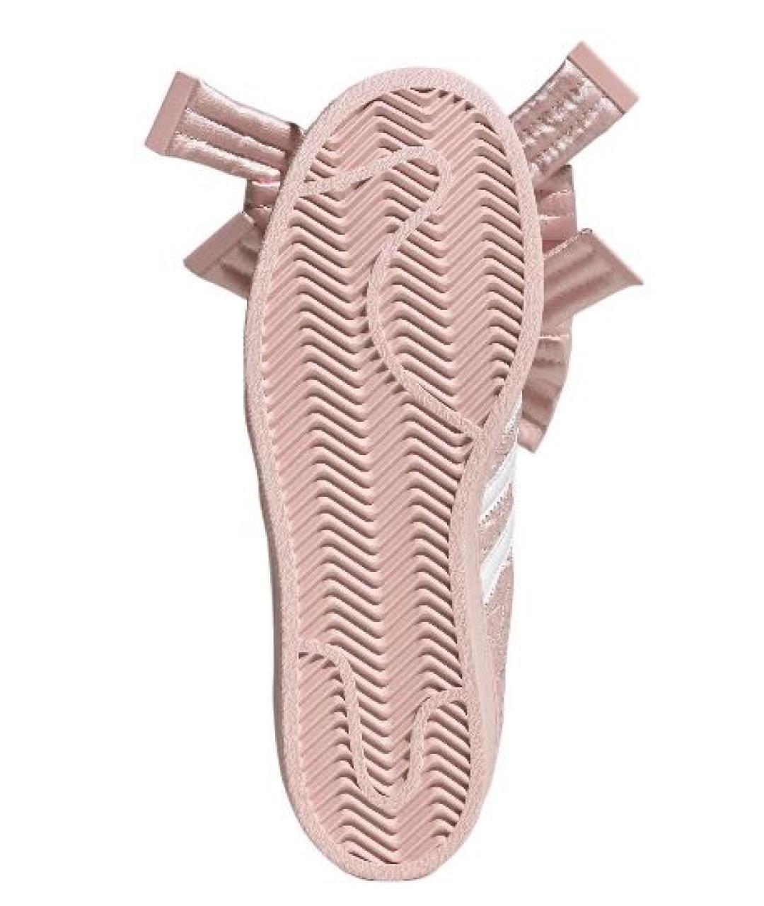 ADIDAS Розовые бархатные кроссовки, фото 4