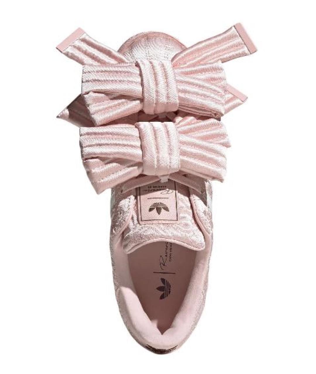 ADIDAS Розовые бархатные кроссовки, фото 3
