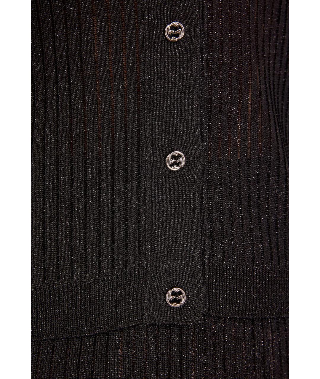 GUCCI Черный кардиган, фото 6