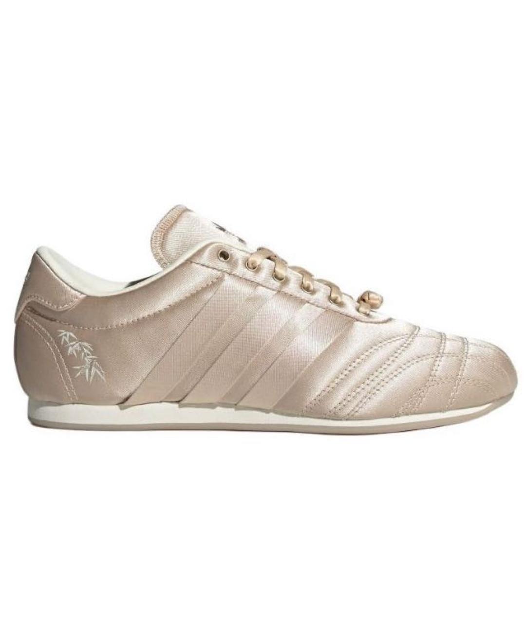 ADIDAS Бежевые текстильные кроссовки, фото 1