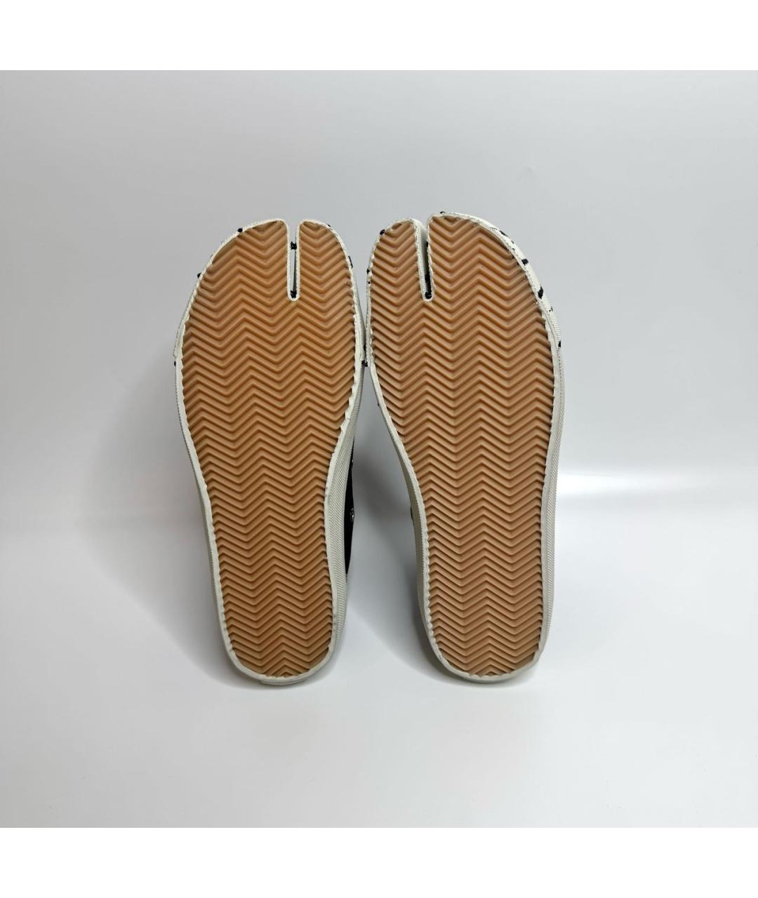 MAISON MARGIELA Черные текстильные кеды, фото 6