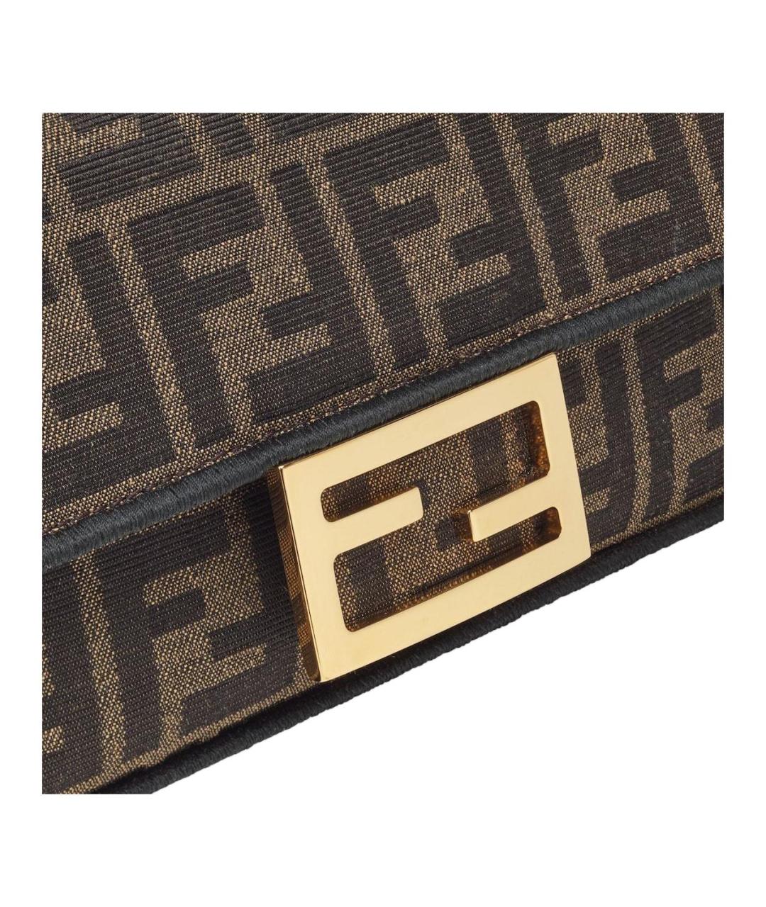 FENDI Коричневая сумка через плечо, фото 5