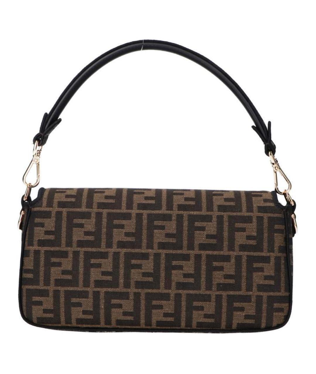 FENDI Коричневая сумка через плечо, фото 4