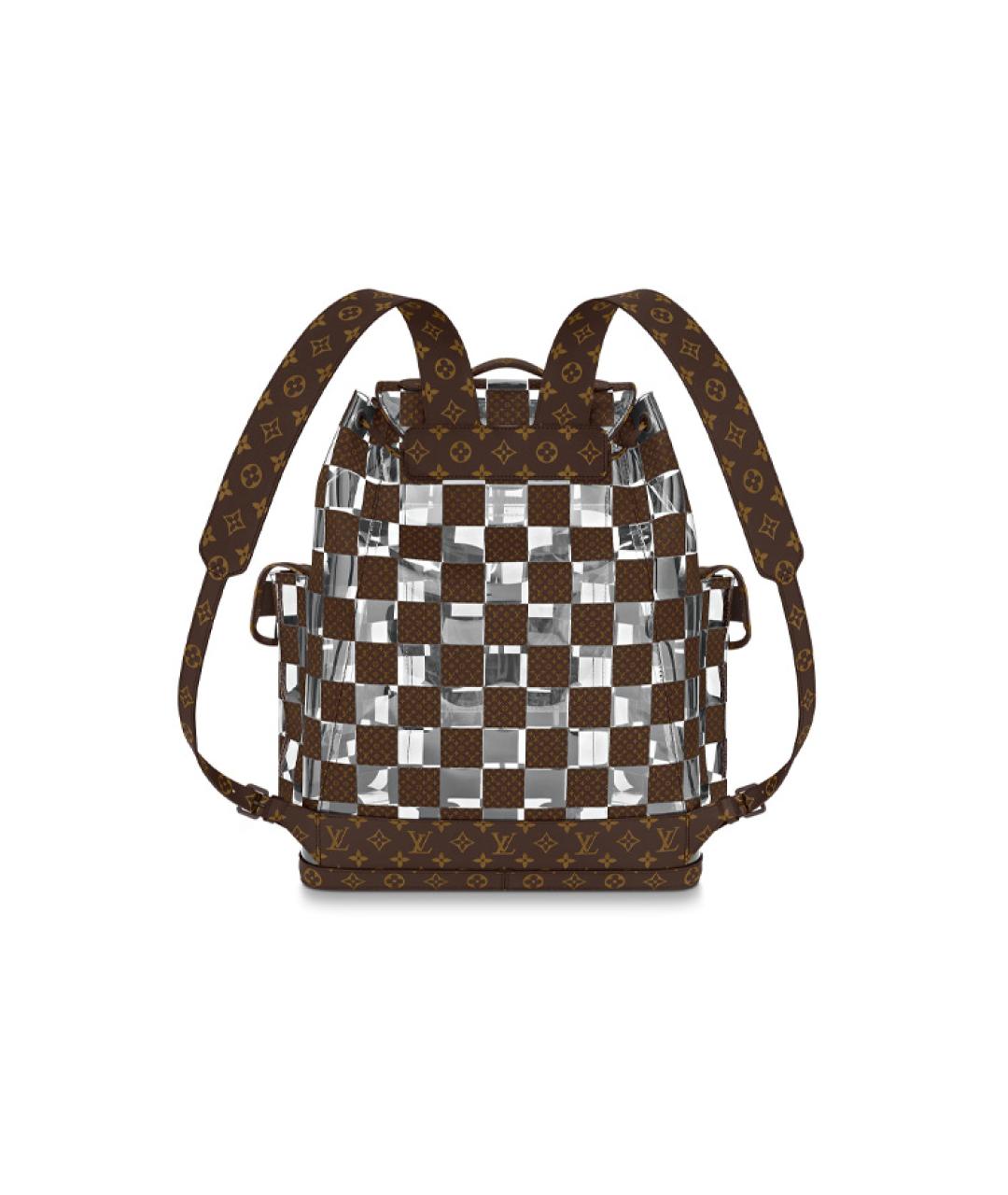 LOUIS VUITTON Коричневый рюкзак, фото 4