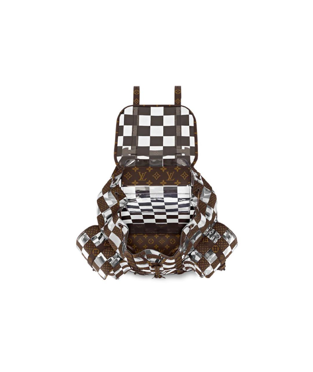 LOUIS VUITTON Коричневый рюкзак, фото 3