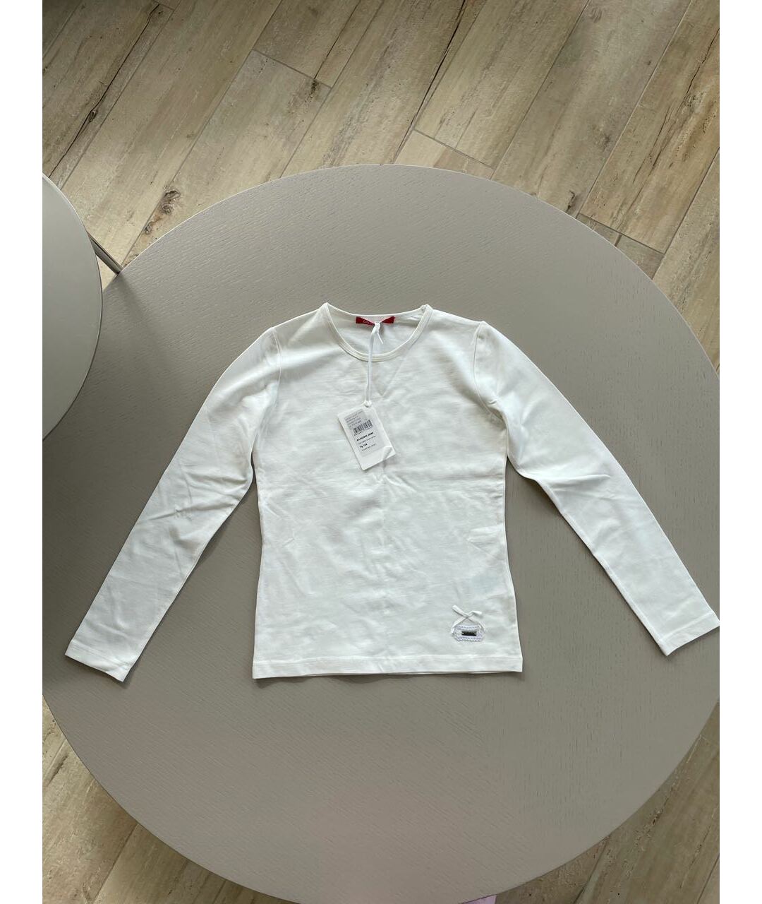LIU JO Белый хлопковый детская футболка / топ, фото 2