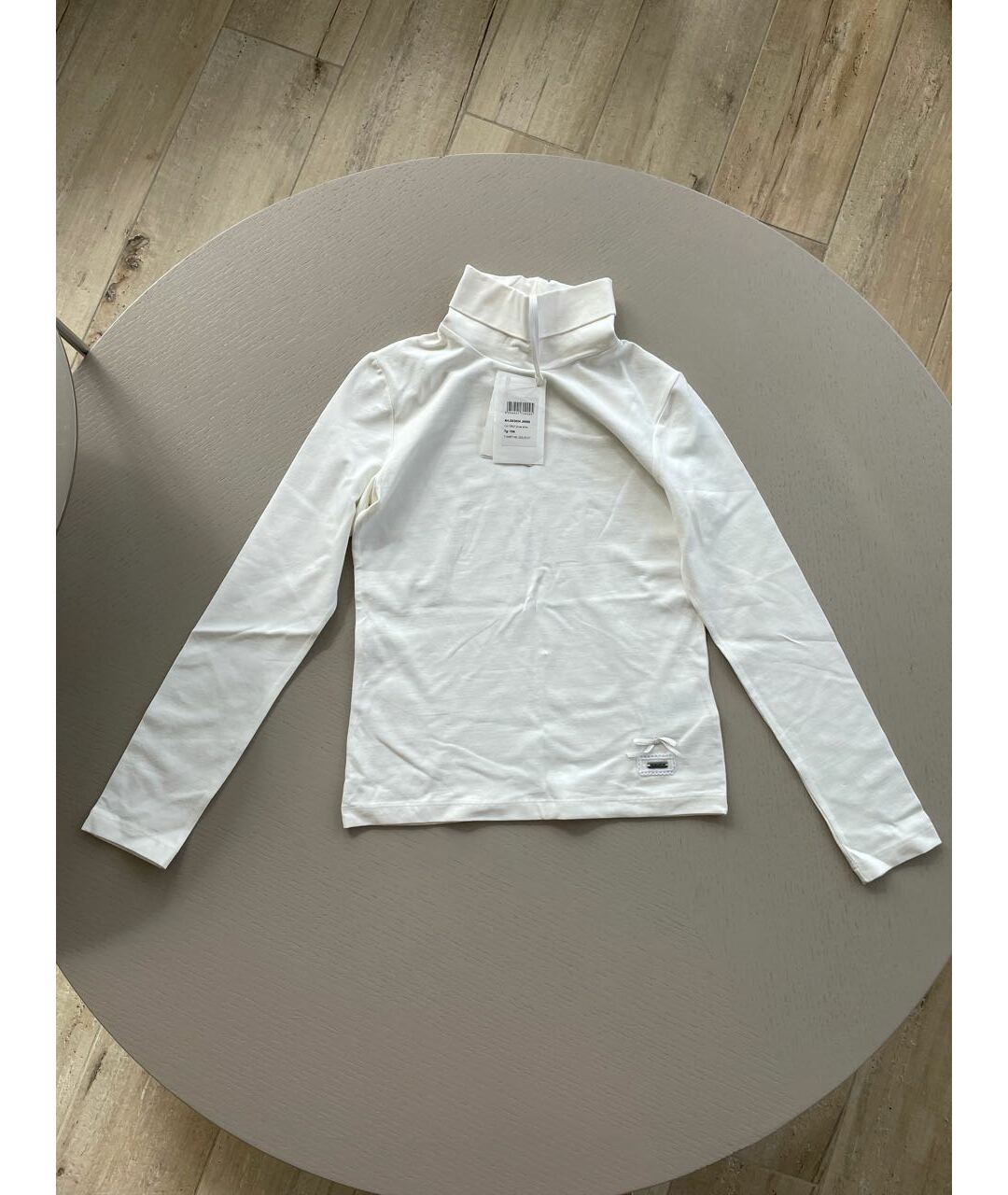 LIU JO Белый хлопковый детская футболка / топ, фото 3