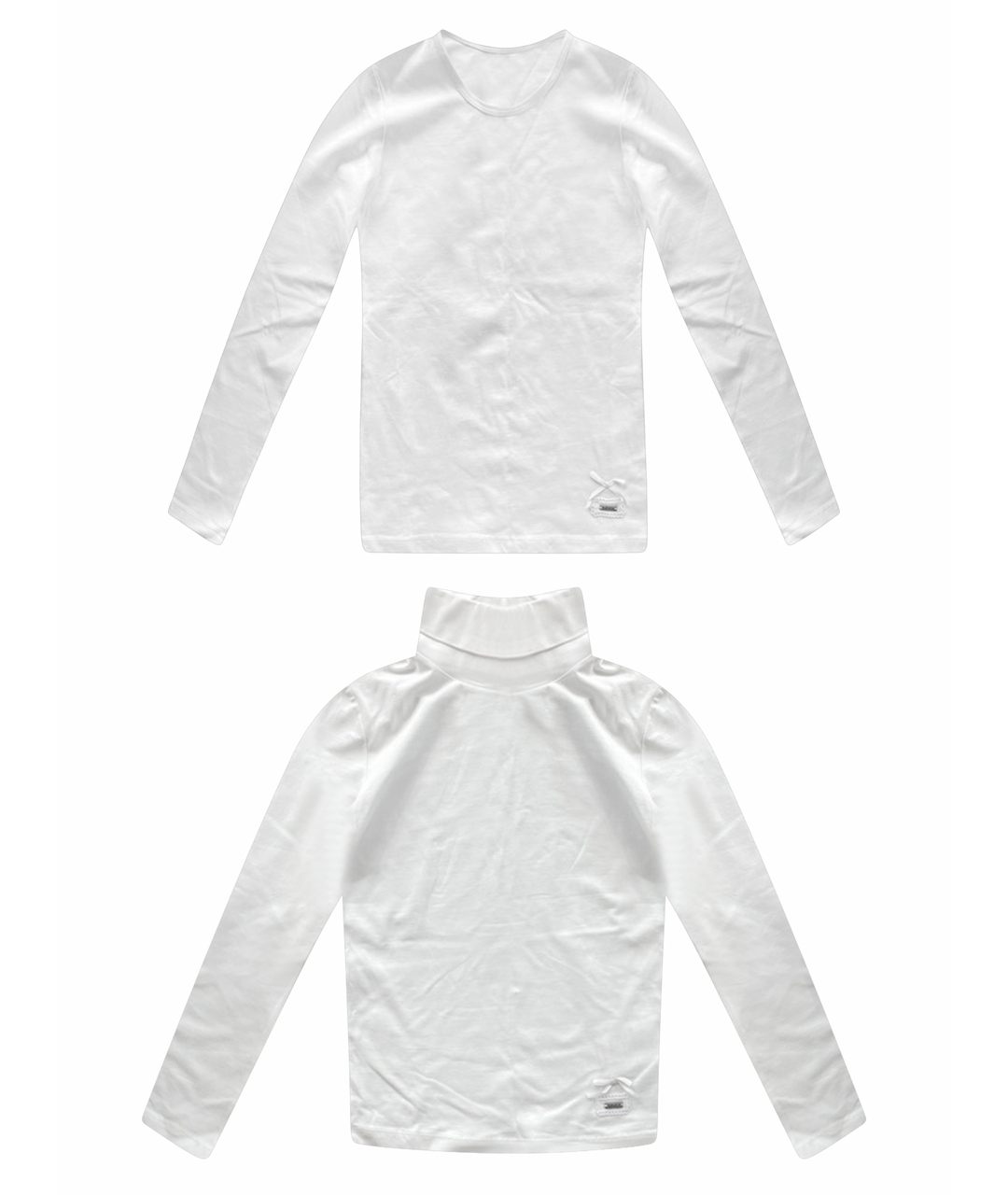 LIU JO Белый хлопковый детская футболка / топ, фото 1
