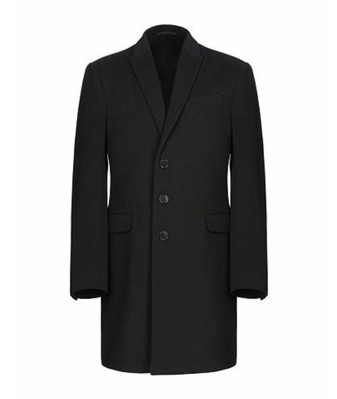 ARMANI COLLEZIONI Черное шерстяное пальто, фото 1