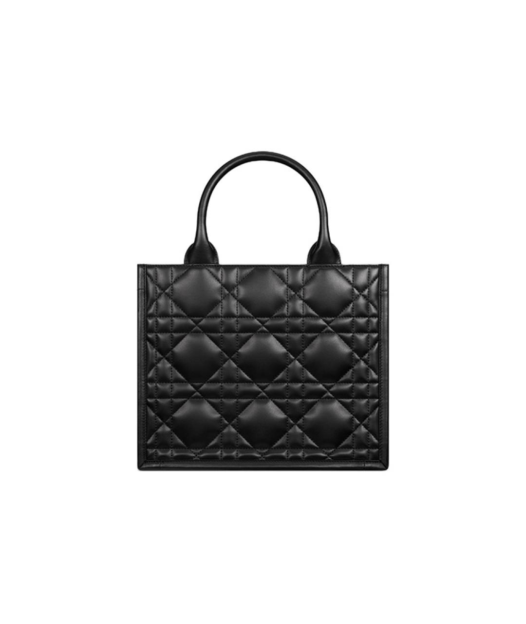 CHRISTIAN DIOR Черная кожаная сумка через плечо, фото 3