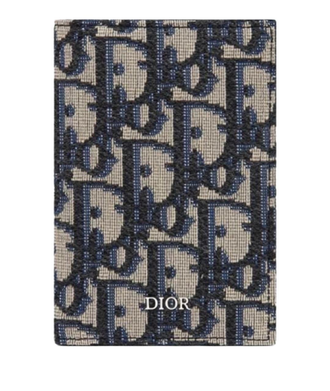 CHRISTIAN DIOR Синий кардхолдер, фото 1