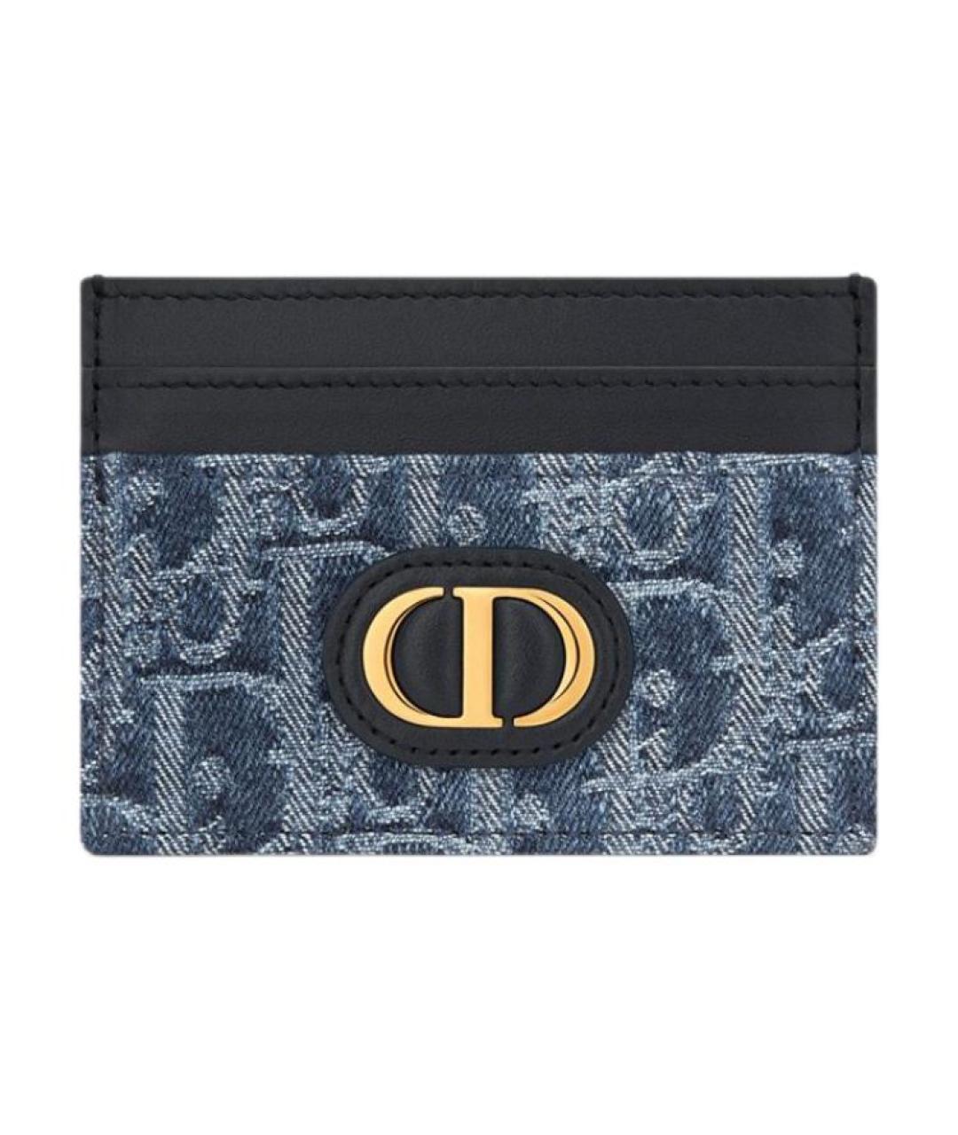 CHRISTIAN DIOR Темно-синий кардхолдер, фото 1