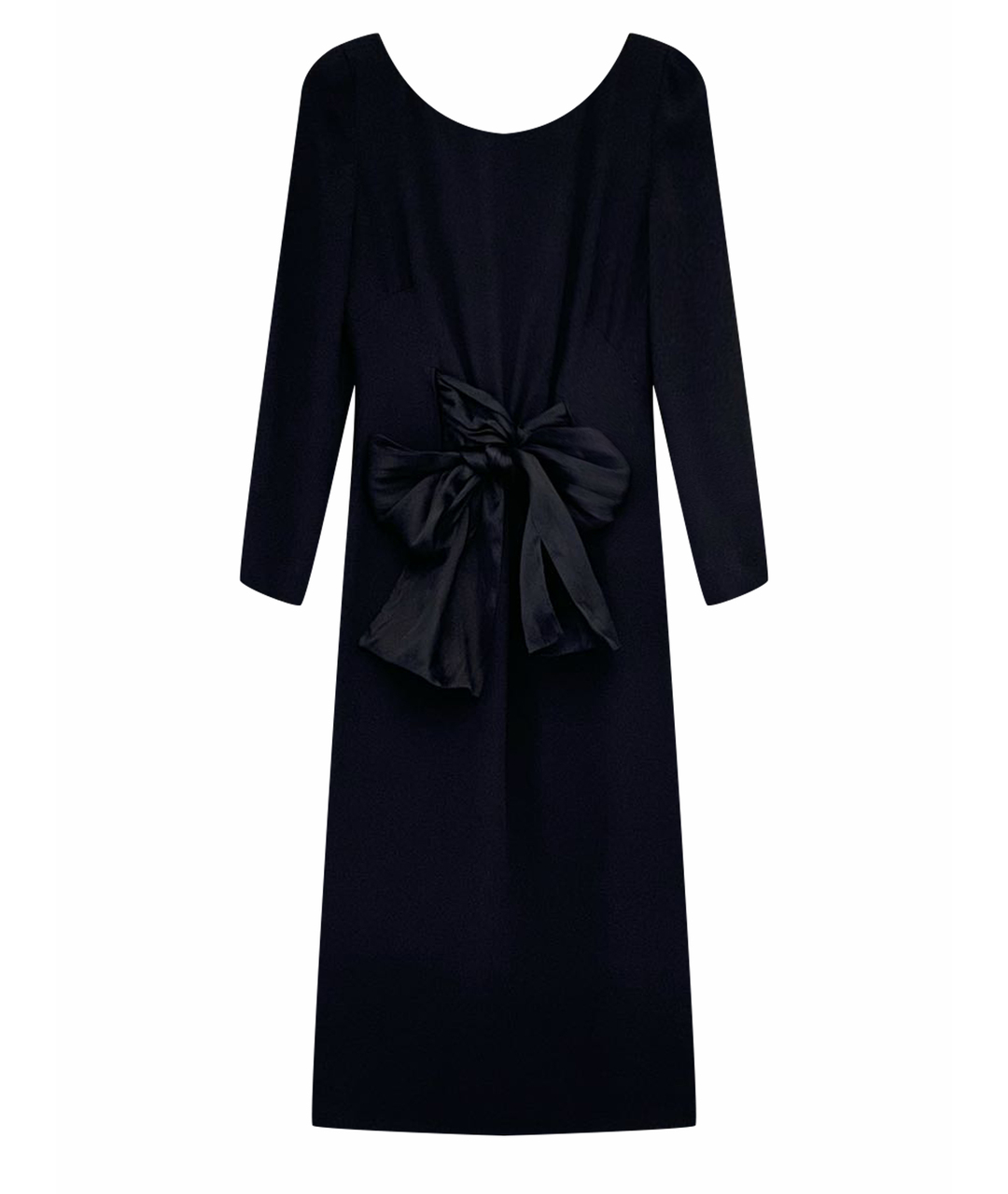 GIORGIO ARMANI Черное вискозное повседневное платье, фото 1