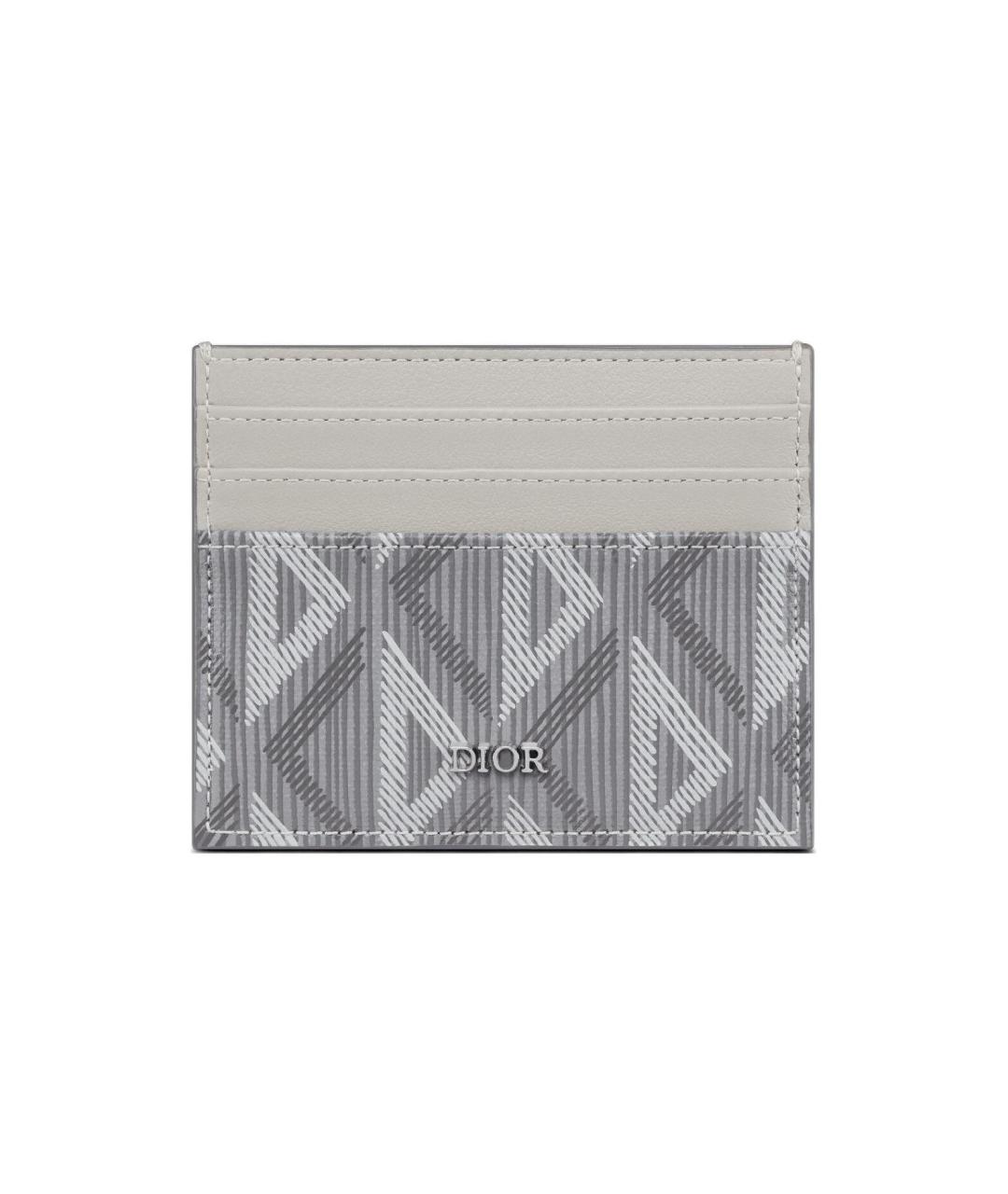 CHRISTIAN DIOR Серый кардхолдер, фото 1