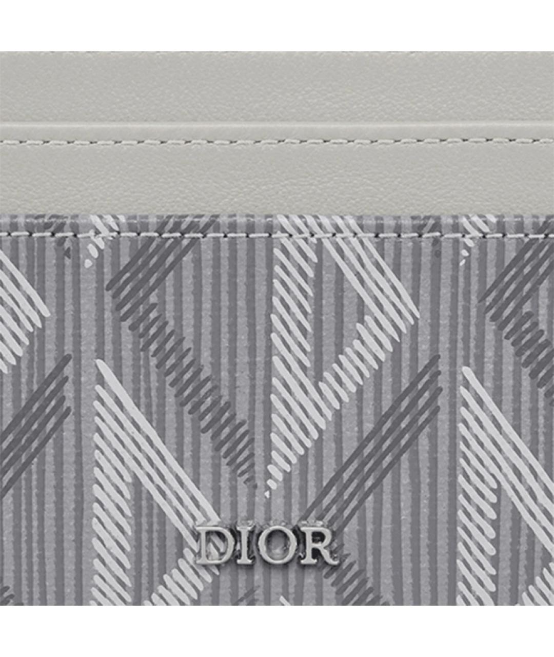 CHRISTIAN DIOR Серый кардхолдер, фото 3